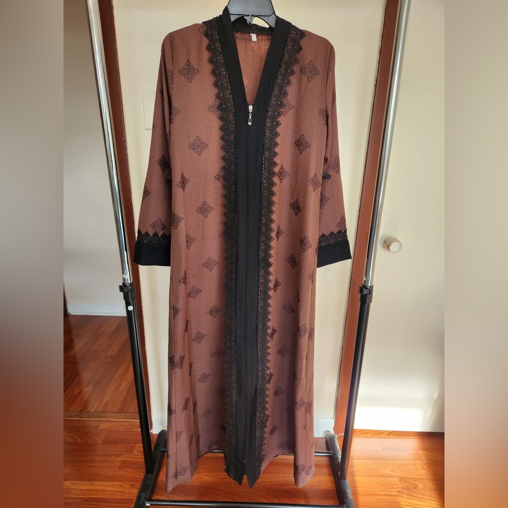 Brand New Modest Elegant Brown Abaya/Dress